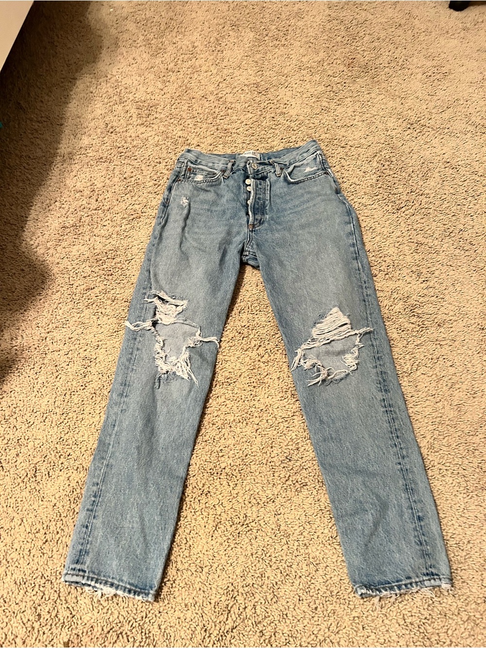 Agolde Fen ripped jeans